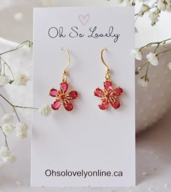 Cherry Blossom Earring - Oh So Lovely