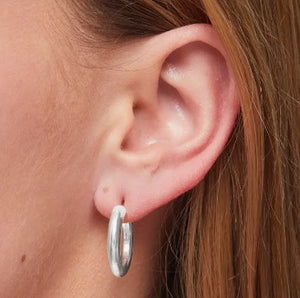 Grand Hoop Earrings in Silver - Foxy Originals