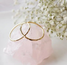 Load image into Gallery viewer, Diamond Cut Gold Hoop - Oh So Lovely