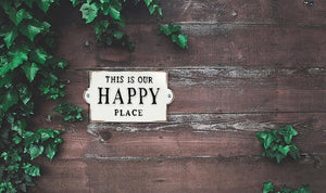 Our Happy Place Sign - Abbott