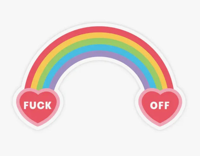 F*ck Off Rainbow - Sticker