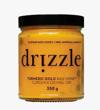 Load image into Gallery viewer, Turmeric Gold Raw Honey - Drizzle - 350g