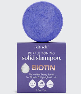 Purple Toning Solid Shampoo Bar - Kitsch