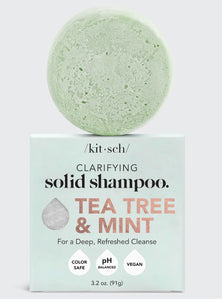Tea Tree + Mint Clarifying Shampoo Bar - Kitsch