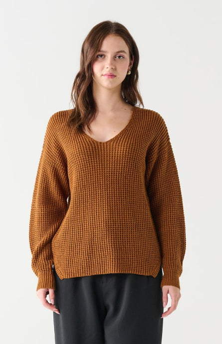 Textured Stitch Boucle Sweater- Dex