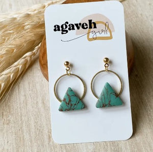 Turquoise Arrow Earrings - Agaveh Girl