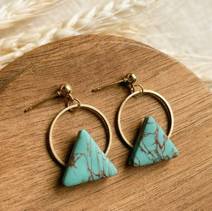 Turquoise Arrow Earrings - Agaveh Girl