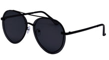 Load image into Gallery viewer, I-SEA Avalon Polarized Sunglasses - Matt Black/Smoke