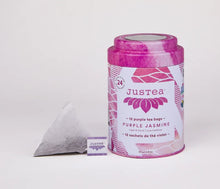 Load image into Gallery viewer, Purple Jasmine Tea Bag Tin - JusTea