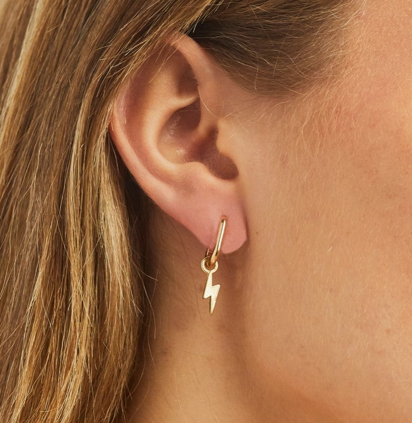 Flash Earrings In Gold - Foxy Originals