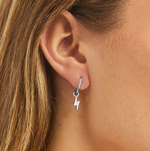 Flash Earrings In Silver - Foxy Originals