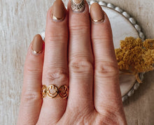 Load image into Gallery viewer, Happy Ring In Gold - Agaveh Girl