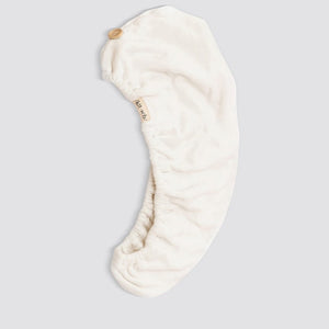 Quick Drying Hair Towel - White - Kitsch