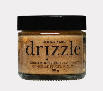 Cinnamon Spiced Raw Honey - Drizzle - 80g