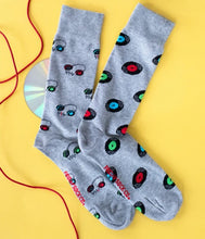 Load image into Gallery viewer, Men&#39;s Record and Headphone Socks - Friday Sock Co.