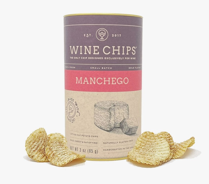 Manchego Wine Chips - 3oz.