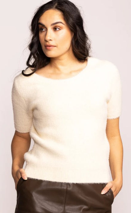 The Addison Sweater - White