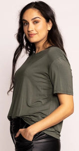 The Camilla Tee - Forest Green