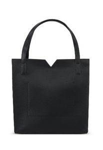 Alicia Tote II - Black Pebbled