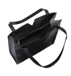 Alicia Tote II - Black Pebbled