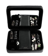 Load image into Gallery viewer, Blake Travel Jewelry Case - Large - Black (Recycled)