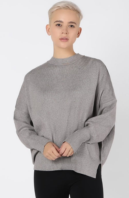 Exposed Seams Tunic Sweater - Dex