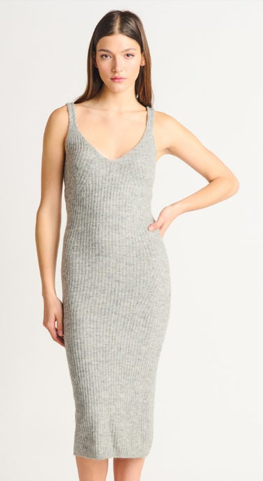 Strappy Ribbed Sweater Dress - Dex