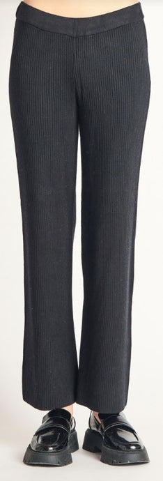 Wide Leg Ribbed Sweater Pant - Dex