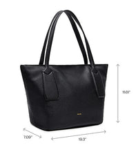 Load image into Gallery viewer, Melody Tote - Black Pebbled