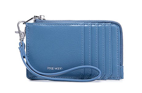 Quinn Card Wallet - Muted Blue