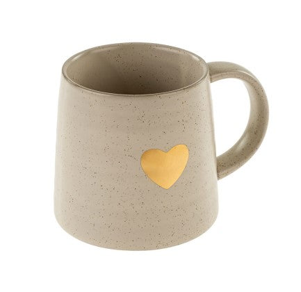 Gold Heart Mug - Large