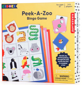 Peek-A-Zoo Bingo Game - Kikkerland