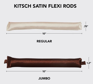 Satin Jumbo Flexi Rods - Rosewood - Kitsch