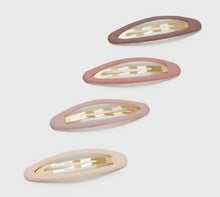 Load image into Gallery viewer, Enamel Snap Clips (4 Pieces) - Terracotta - Kitsch