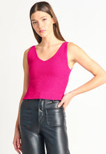 Load image into Gallery viewer, Ribbed Sweater Tank - Hot Pink - Dex