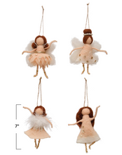 Load image into Gallery viewer, Wool Felt Ballerina Ornament - 4 Styles