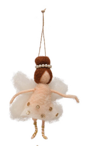 Wool Felt Ballerina Ornament - 4 Styles