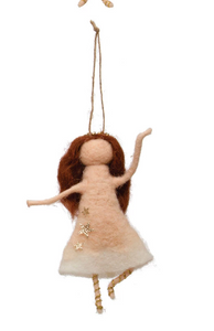 Wool Felt Ballerina Ornament - 4 Styles