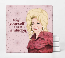 Load image into Gallery viewer, Dolly Parton Cup of Ambition Set Of 4