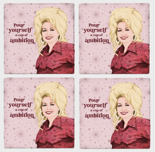 Load image into Gallery viewer, Dolly Parton Cup of Ambition Set Of 4