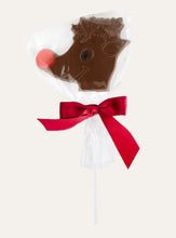 Load image into Gallery viewer, Milk Chocolate Rudolph Lollipop - Saxon Chocolates