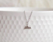 Load image into Gallery viewer, Canadian Rockies, Mountain Necklace - Silver - Oh So Lovely