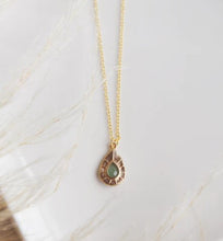 Load image into Gallery viewer, Elsie - Green Adventurine Necklace - Oh So Lovely