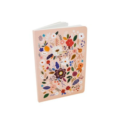 Soft Cover Floral Notebook