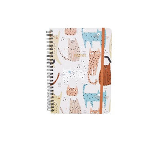 Hard Cover Cat Notebook