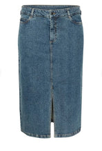 Load image into Gallery viewer, KCdiana Denim Skirt - Kaffe Curve