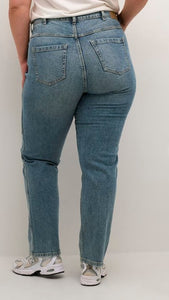 KCdiana HW Straight Jeans - Kaffe Curve