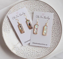 Load image into Gallery viewer, Mabel Abalone Earrings - Oh So Lovely