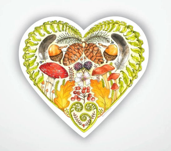The Forest's Heart Sticker - Nicola North Art