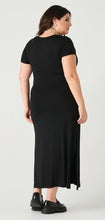 Load image into Gallery viewer, Knotted Midi T-Shirt Dress - Dex Plus - Curvy